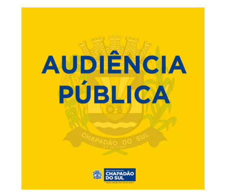 Imagem de compartilhamento para o artigo Chapadão do Sul realiza audiências públicas para prestação de contas nesta quarta-feira da MS Todo dia